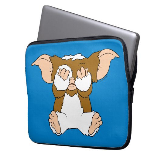 Gizmo | NIEDLICHES COMIC Laptopschutzhülle (Vorderseite Links)
