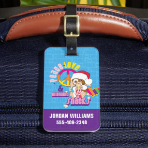 Gizmo   Peace Liebe & Midnight Snacks Gepäckanhänger