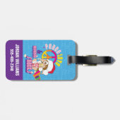 Gizmo | Peace Liebe & Midnight Snacks Gepäckanhänger (Rückseite horizontal)