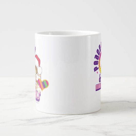 Gizmo | Peace Liebe & Midnight Snacks Jumbo-Tasse (Vorderseite)