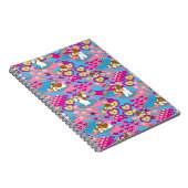 Gizmo | Pink Peace & Liebe Pattern Notizblock (Rechte Seite)