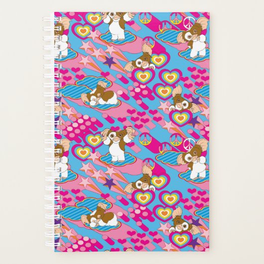 Gizmo | Pink Peace & Liebe Pattern Planer (Vorderseite)