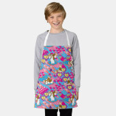 Gizmo | Pink Peace & Liebe Pattern Schürze (Getragen)