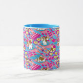 Gizmo | Pink Peace & Liebe Pattern Tasse (Zentrum)