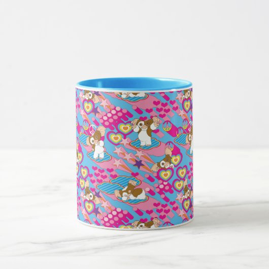 Gizmo | Pink Peace & Liebe Pattern Tasse (Zentrum)