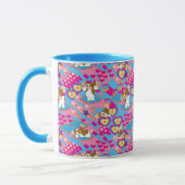 Gizmo | Pink Peace & Liebe Pattern Tasse (Links)