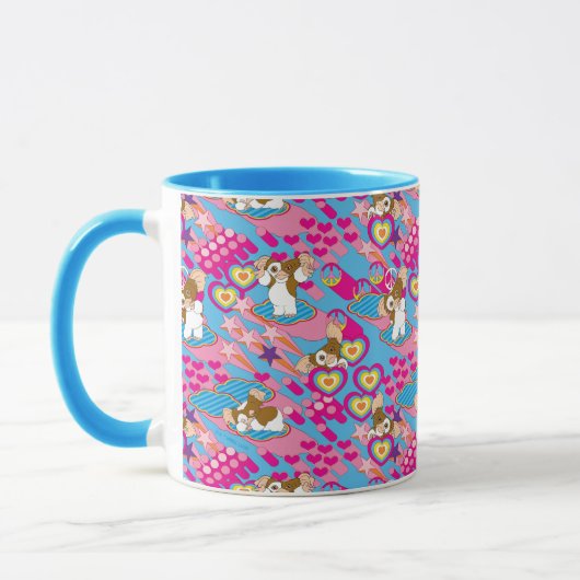 Gizmo | Pink Peace & Liebe Pattern Tasse (Links)