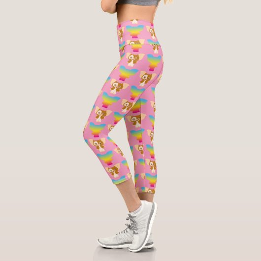 Gizmo | Rainbow Pattern Capri Leggings (Links)