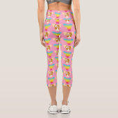 Gizmo | Rainbow Pattern Capri Leggings (Rückseite)