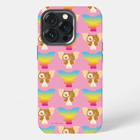 Gizmo | Regenbogen-Muster iPhone Hülle (Hinten)