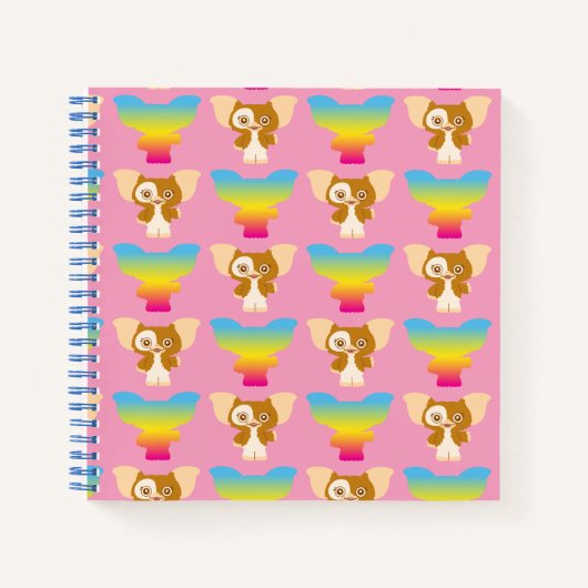 Gizmo | Regenbogen-Muster Notizblock (Vorderseite)