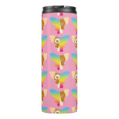 Gizmo | Regenbogen-Muster Thermosbecher (Rückseite)