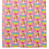 Gizmo | Regenbogenmuster Duschvorhang (Vorderseite)