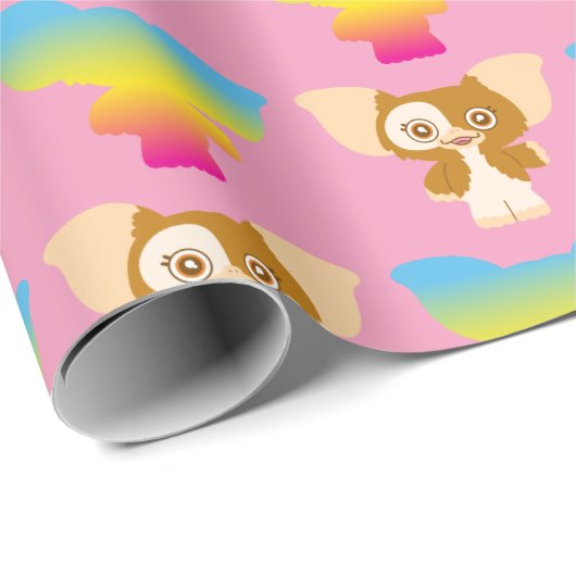 Gizmo | Regenbogenmuster Geschenkpapier (Rolleneckpunkt)