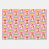 Gizmo | Regenbogenmuster Geschenkpapier Set (Vorderseite)