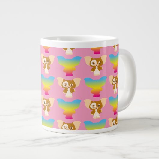 Gizmo | Regenbogenmuster Jumbo-Tasse (Vorderseite Rechts)