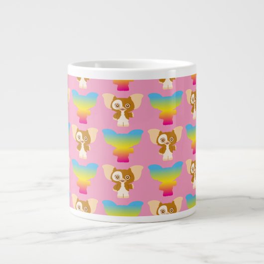 Gizmo | Regenbogenmuster Jumbo-Tasse (Vorderseite)