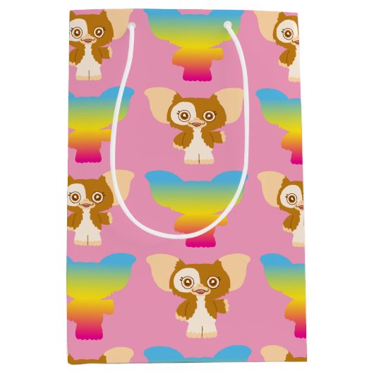 Gizmo | Regenbogenmuster Mittlere Geschenktüte (Vorderseite)