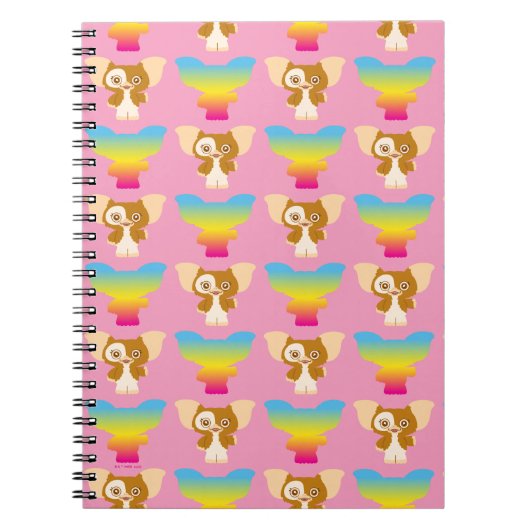 Gizmo | Regenbogenmuster Notizblock (Vorderseite)