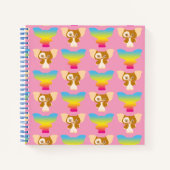 Gizmo | Regenbogenmuster Notizblock (Vorderseite)