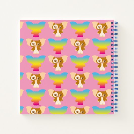 Gizmo | Regenbogenmuster Notizblock (Rückseite)