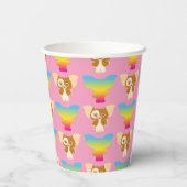 Gizmo | Regenbogenmuster Pappbecher (Rückseite)