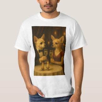 Gizmo’s Romantic Dinner - Champagne & Love T-Shirt