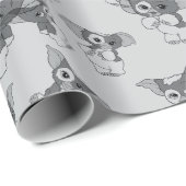 Gizmo | Schwarz-Weiß-Muster Geschenkpapier (Rolleneckpunkt)