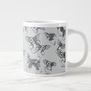 Gizmo   Schwarz-Weiß-Muster Jumbo-Tasse