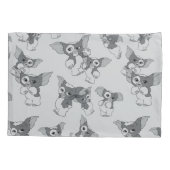 Gizmo | Schwarz-Weiß-Muster Kissenbezug (Rückseite)