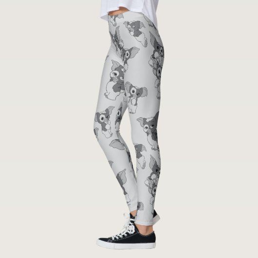 Gizmo | Schwarz-Weiß-Muster Leggings (Links)