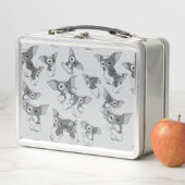 Gizmo | Schwarz-Weiß-Muster Metall Brotdose (Beispiel)