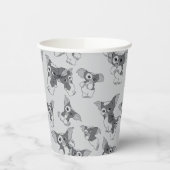 Gizmo | Schwarz-Weiß-Muster Pappbecher (Links)