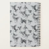 Gizmo | Schwarz-Weiß-Muster Planer (Rückseite)