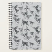 Gizmo | Schwarz-Weiß-Muster Planer (Vorderseite)