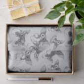 Gizmo | Schwarz-Weiß-Muster Seidenpapier (Geschenk)