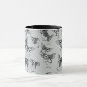 Gizmo | Schwarz-Weiß-Muster Tasse (Zentrum)