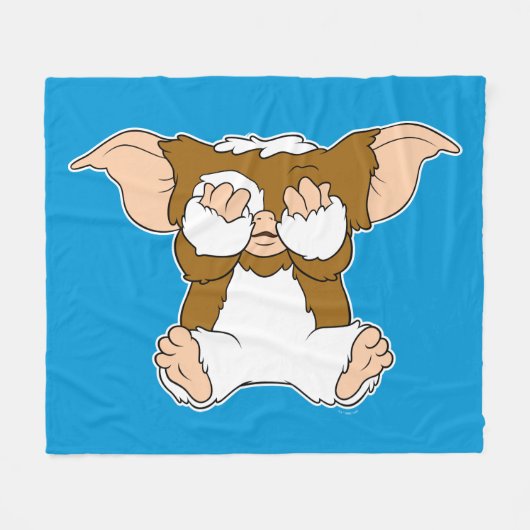 Gizmo | Süße Comicfigur Fleecedecke (Vorderseite (Horizontal))