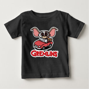 Gizmo Süßer Comic-Fahrer Baby T-shirt
