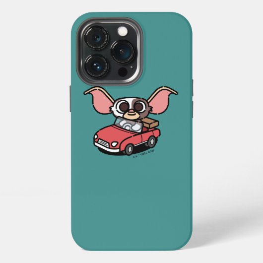 Gizmo | Süßer Comic-Fahrer iPhone Hülle (Hinten)