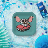 Gizmo | Süßer Comic-Fahrer Pappteller (Party)