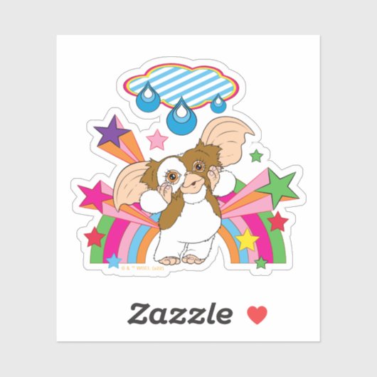 Gizmo | Träumen von Raindrops Aufkleber (Blatt)