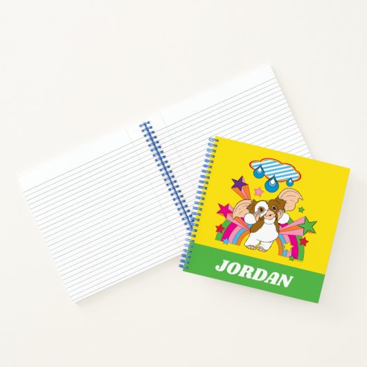 Gizmo | Träumen von Raindrops | Name hinzufügen Notizblock (Innenseite)