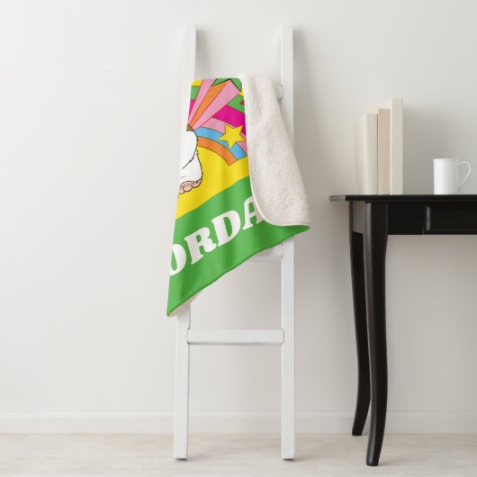 Gizmo | Träumen von Raindrops | Name hinzufügen Sherpadecke (Beispiel)