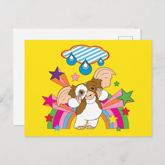 Gizmo | Träumen von Raindrops Postkarte (Vorne/Hinten)