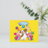 Gizmo | Träumen von Raindrops Postkarte (Stehend Vorderseite)