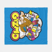 Gizmo | Träumen von Süßigkeiten Fleecedecke (Vorderseite (Horizontal))