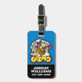 Gizmo | Träumen von Süßigkeiten Gepäckanhänger (Vorderseite vertikal)