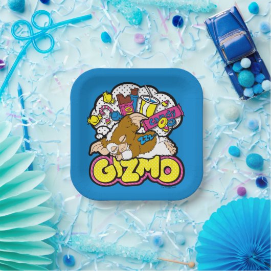 Gizmo | Träumen von Süßigkeiten Pappteller (Party)