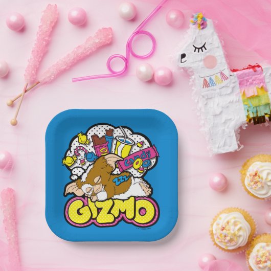 Gizmo | Träumen von Süßigkeiten Pappteller (Party)